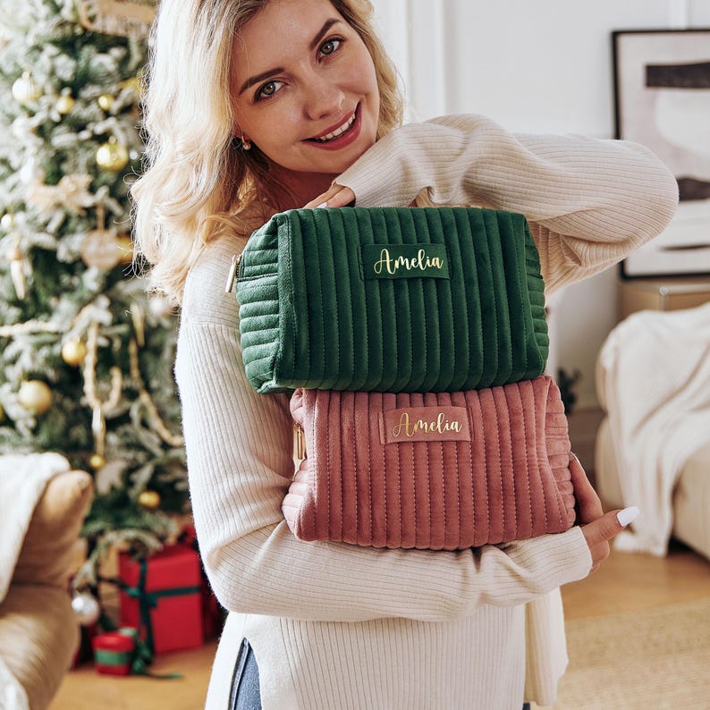 100% Italian Velvet Custom Makeup Bag